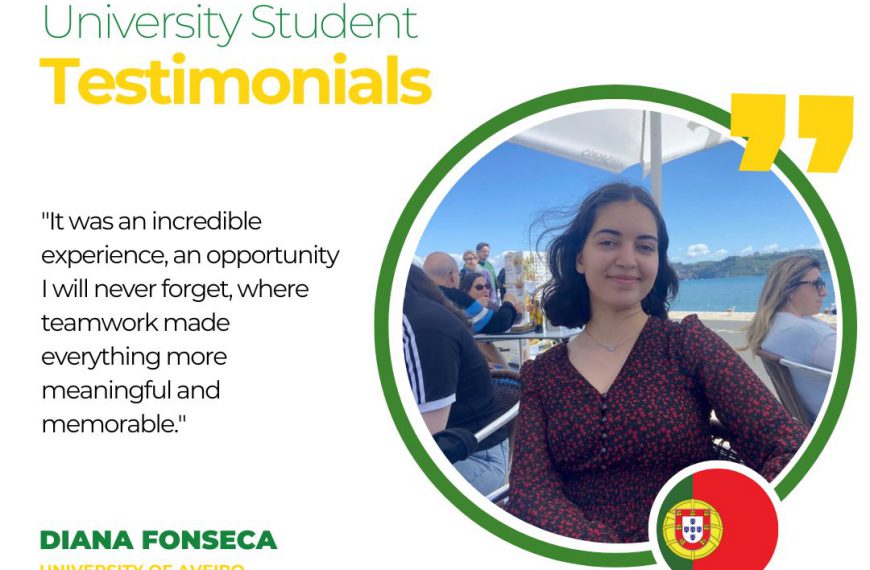 Diana Fonseca, Student from University of Aveiro, Portugal